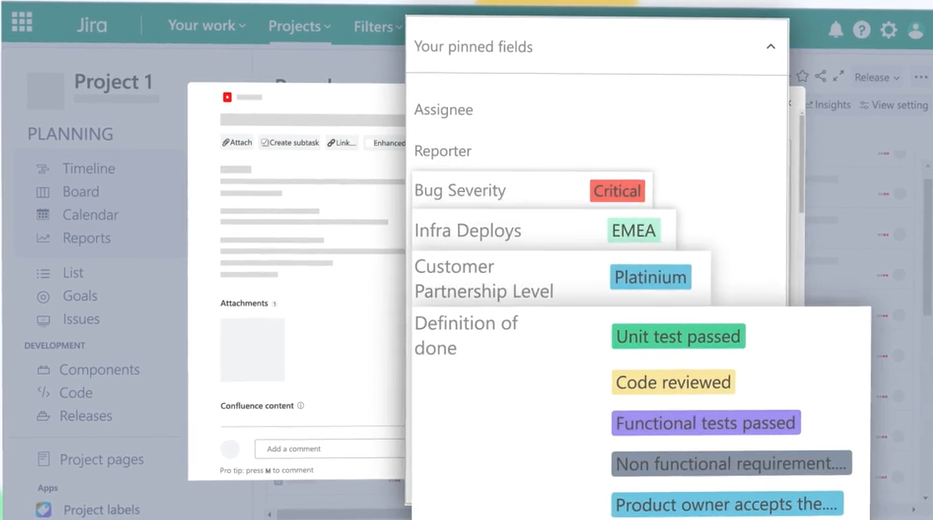 Colorful Jira labels